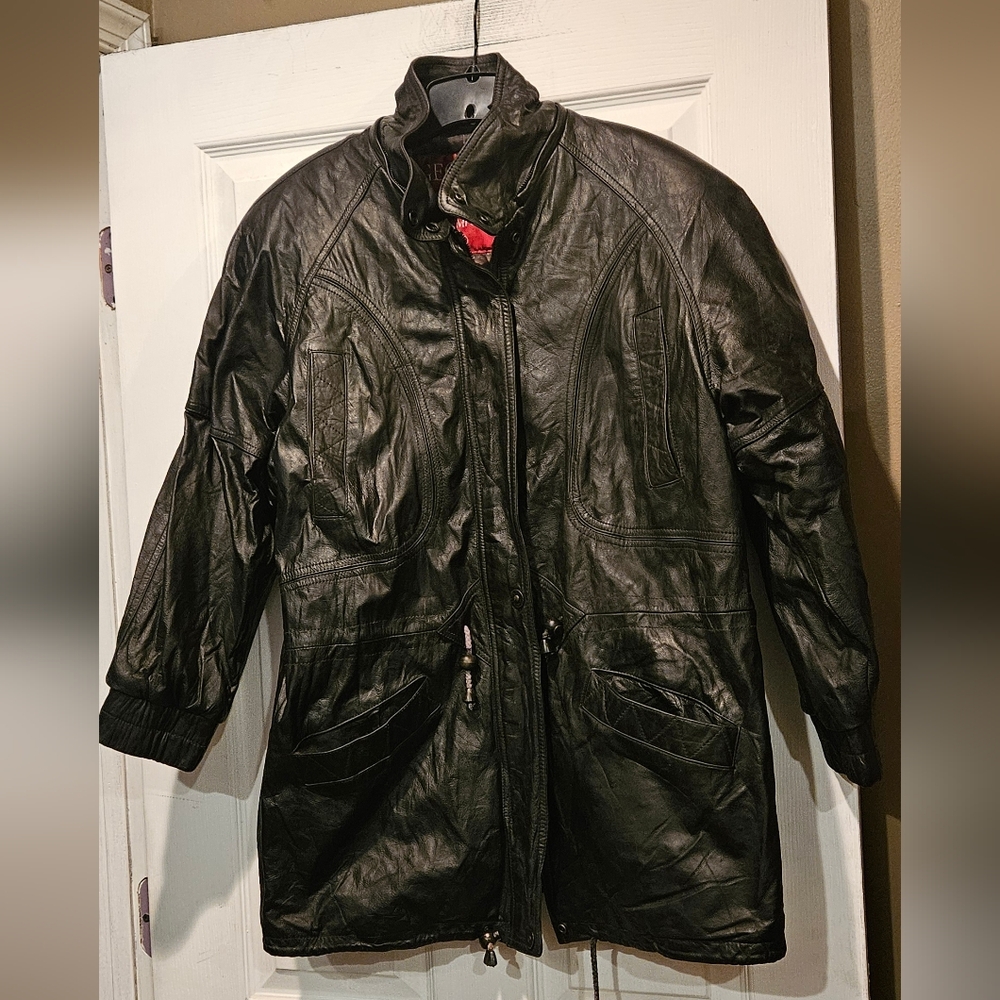 VINTAGE GEORGE MARTIN LEATHER JACKET